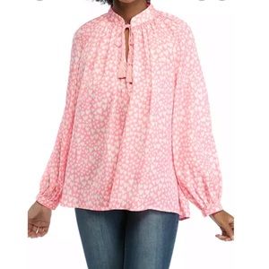 NWOT Crown and IVY blouson top